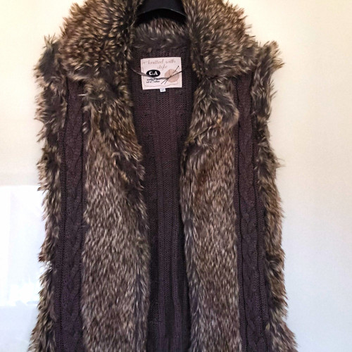 Damen strickweste braun - c&a,