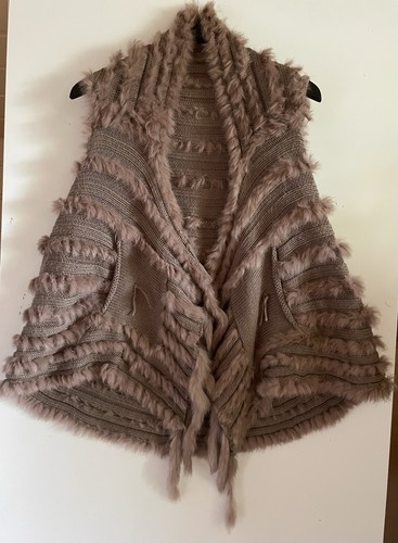 Vintage fellweste damen echt - vintage,