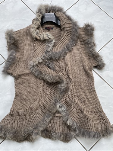 Strickjacke weste fell - weste, a-linie