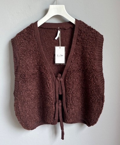 Strick weste boucle damen - strick, boucle´