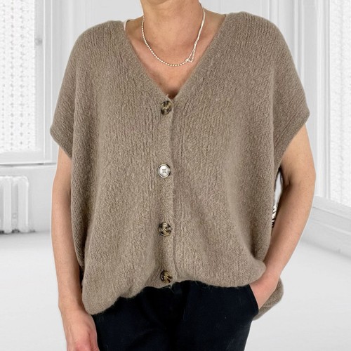 Baby alpaca strickweste weste - baby,