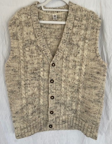 Herren grob strickweste 54 - grob-strickweste, gr