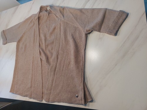 Braun beige weste cardigan - braun, weste,