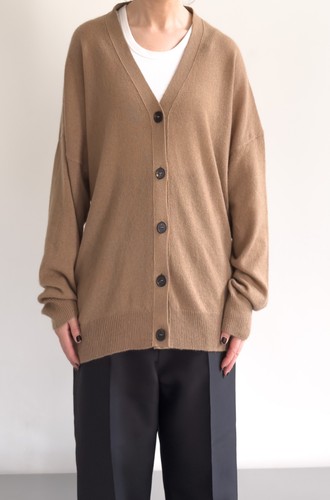 Oversize kaschmir strickjacke - oversize,